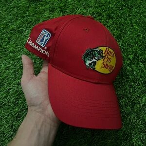 Bass Pro Shops PGA Tour Red Adjustable Cap